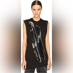 DSquared Black Sequin Tank